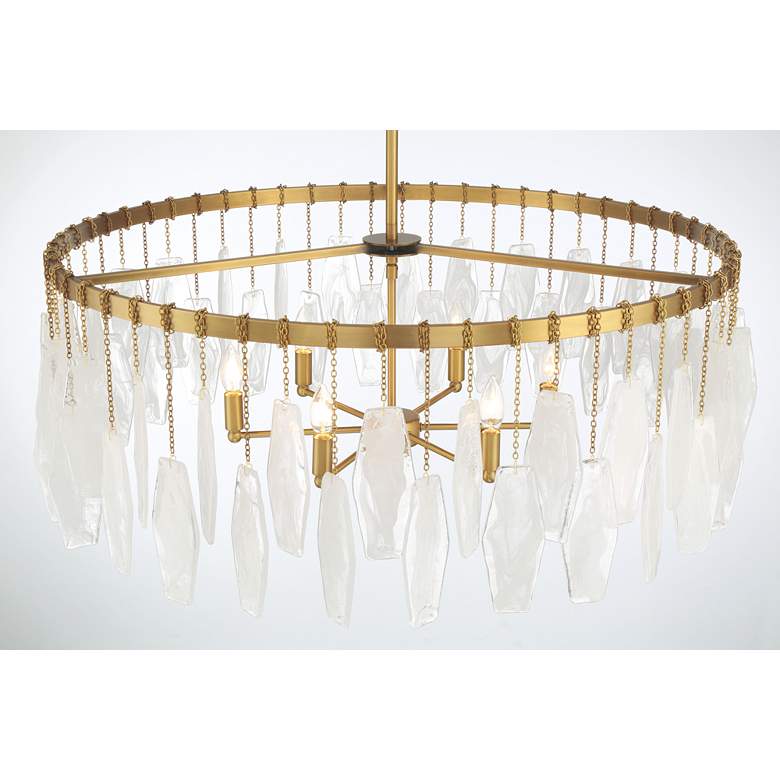 Image 4 Minka-Lavery Willow 6-Light 35.25-in Legacy Brass Indoor Pendant more views