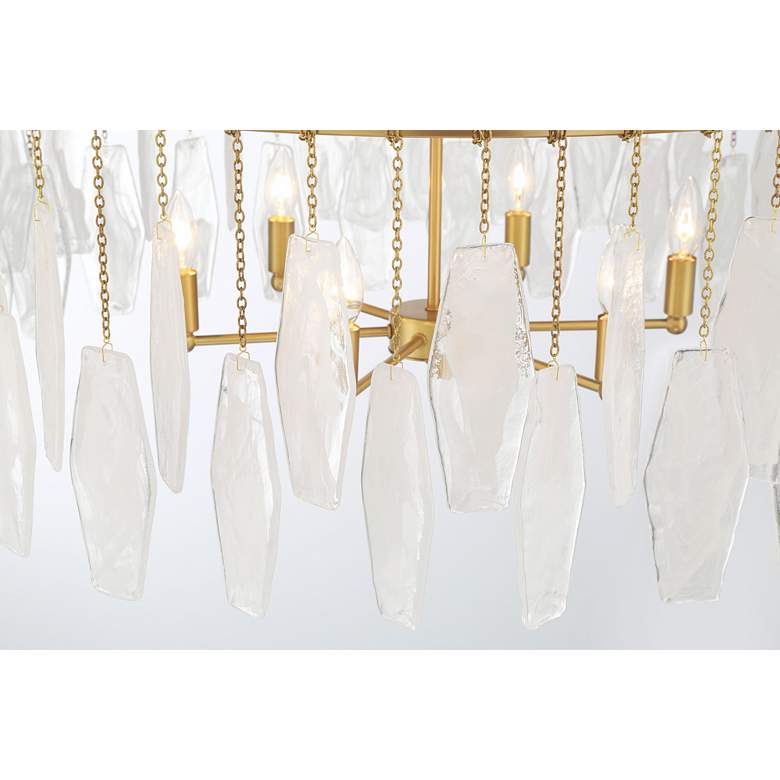 Image 5 Minka-Lavery Willow 6-Light 35.25-in Legacy Brass Indoor Pendant more views