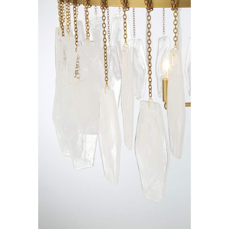 Image 6 Minka-Lavery Willow 6-Light 35.25-in Legacy Brass Indoor Pendant more views
