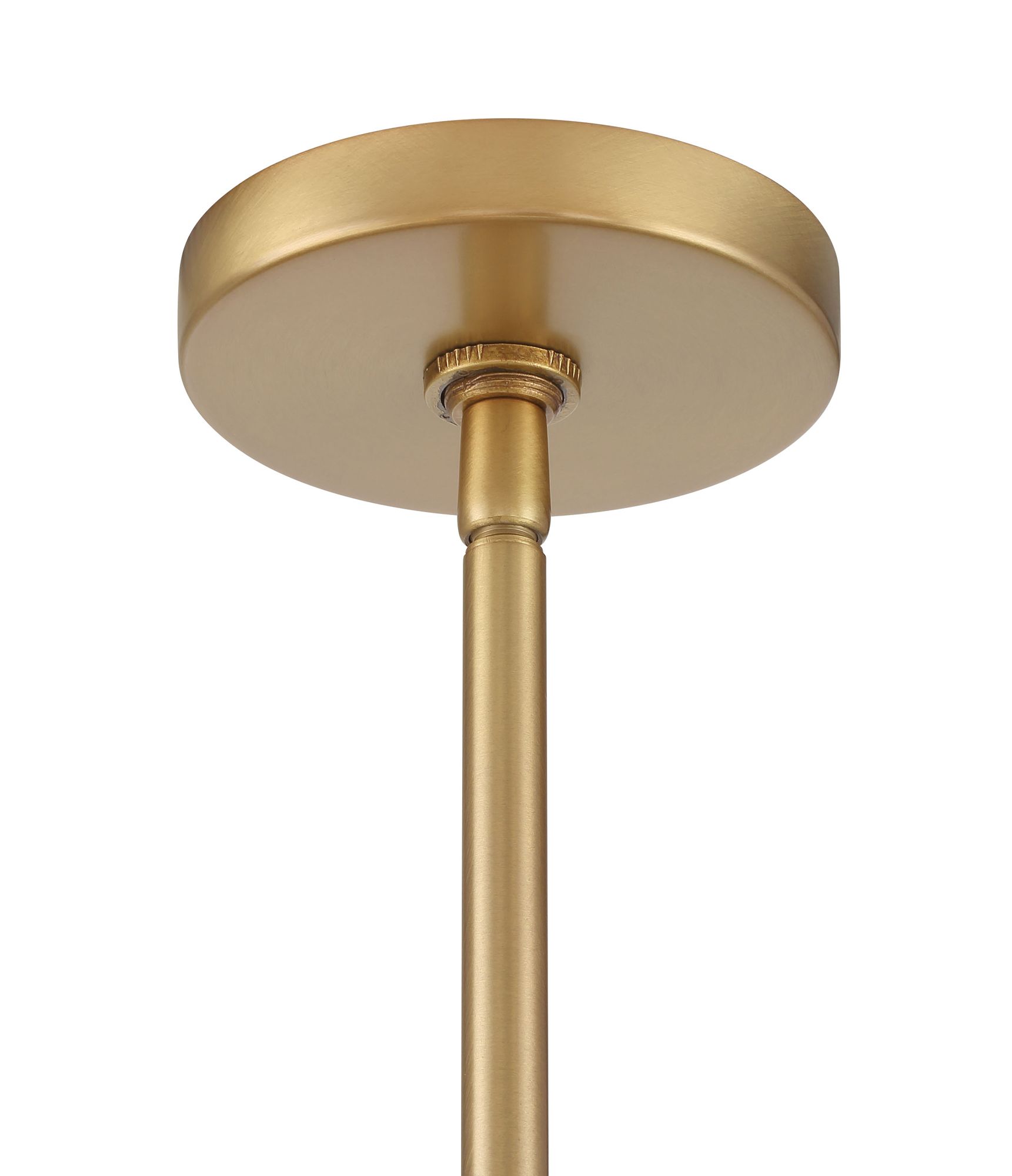 Minka-Lavery Willow 6-Light 35.25-in Legacy Brass Pendant with Glass Shade