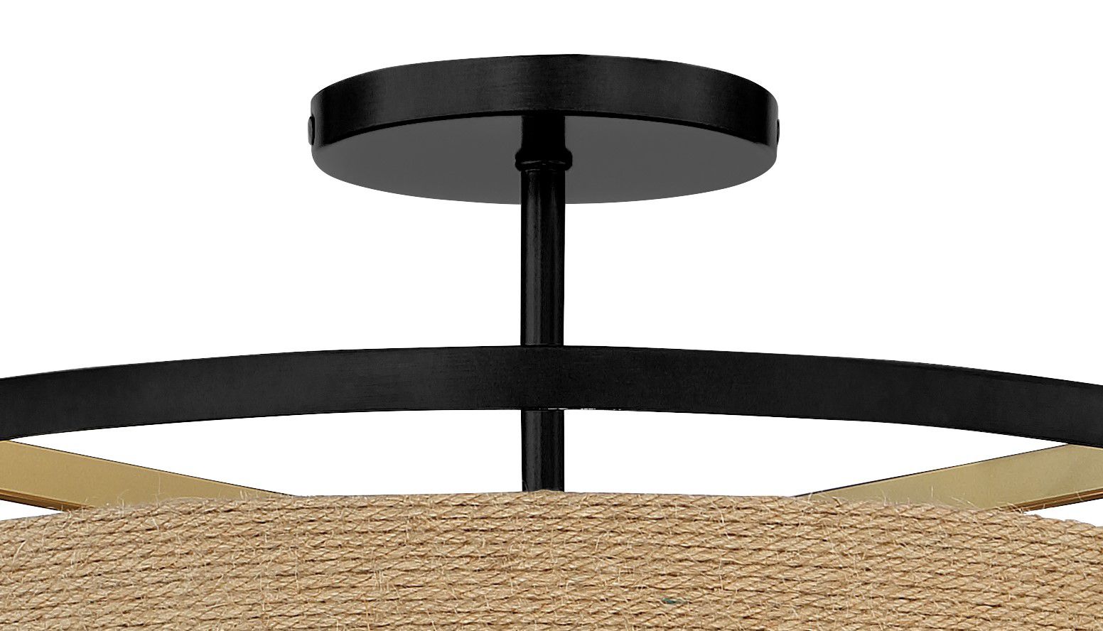 Image 5 Minka-Lavery Windward Passage 4-Light Coal and Soft Brass Semi-Flush more views