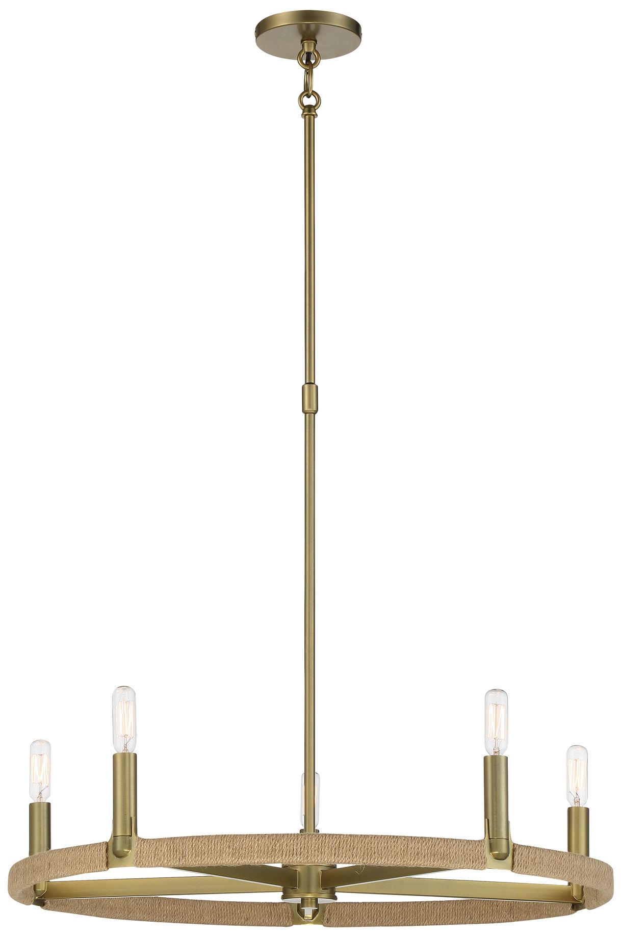 Minka-Lavery Windward Passage 5-Light Soft Brass Chandelier