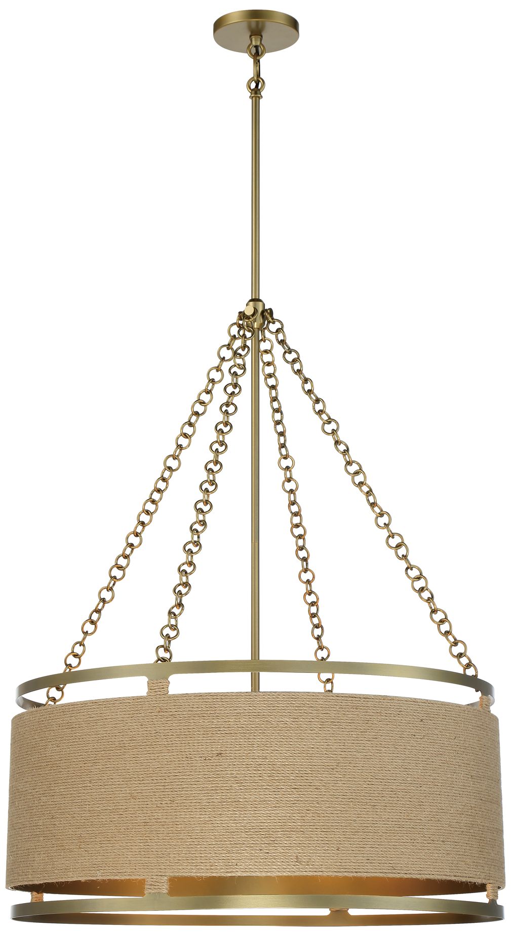 Image 2 Minka-Lavery Windward Passage 6-Light Soft Brass Pendant