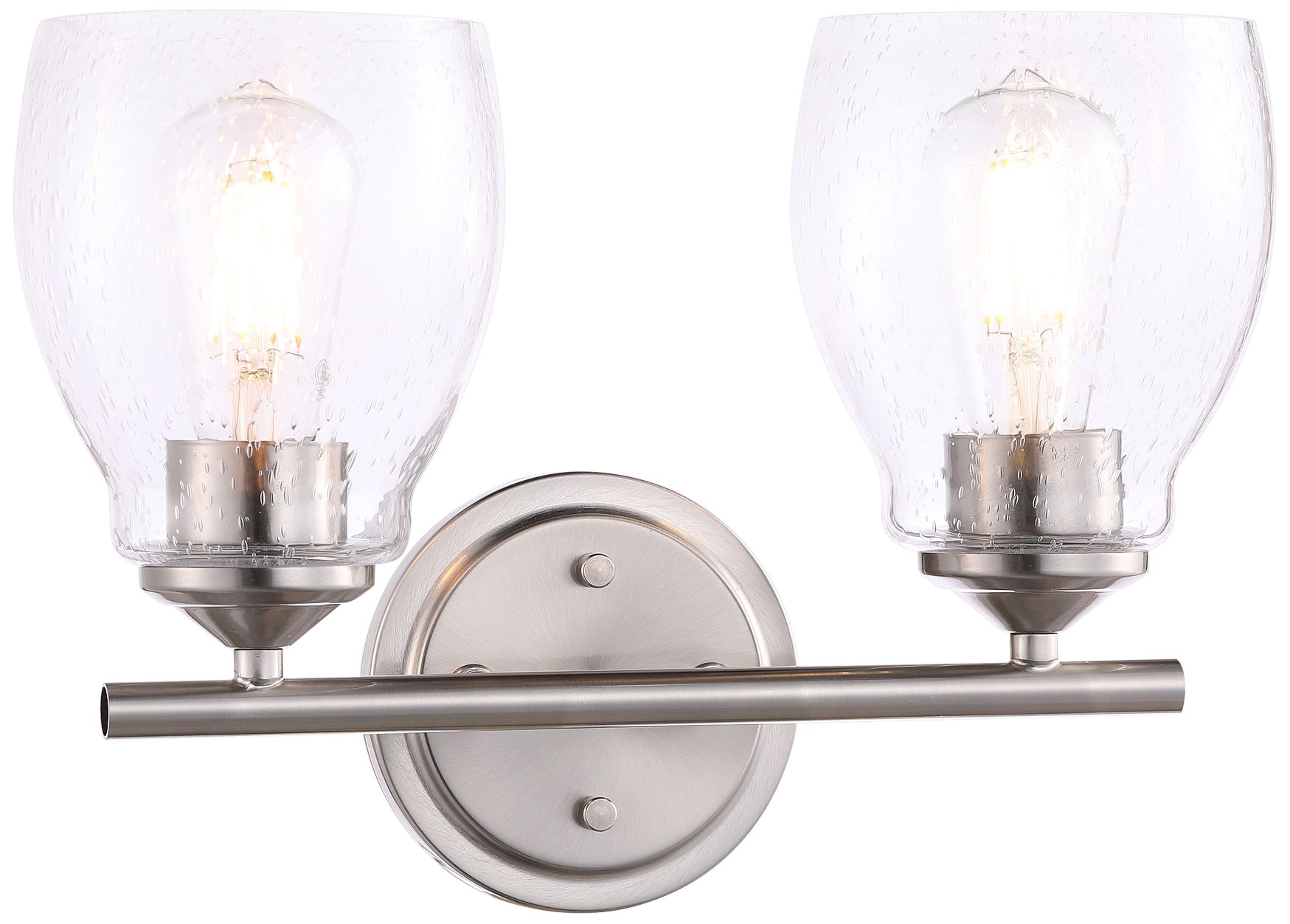 Minka Lavery Winsley 2-Light Brushed Nickel Vanity Light