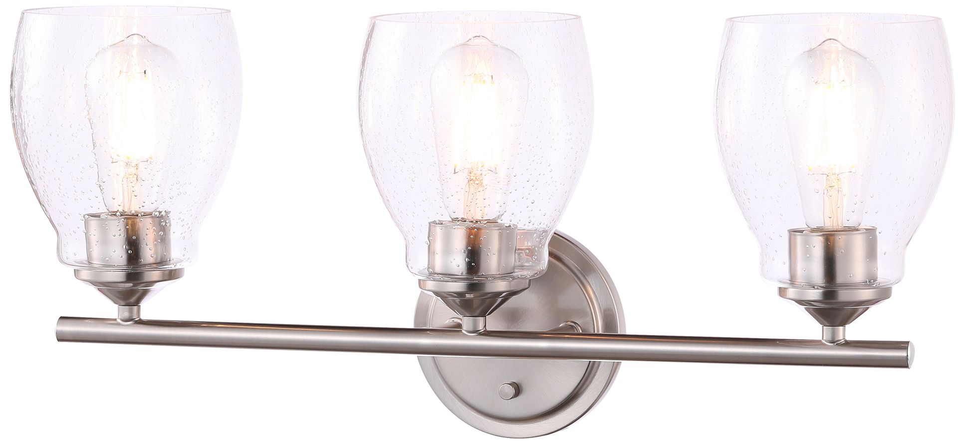 Image 2 Minka-Lavery Winsley 3-Light Brushed Nickel Bath Light