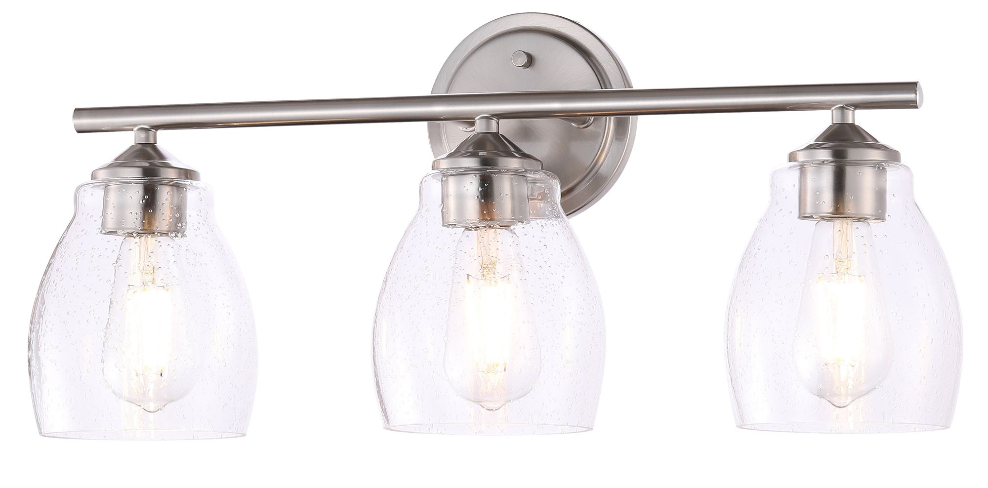 Image 3 Minka-Lavery Winsley 3-Light Brushed Nickel Bath Light more views