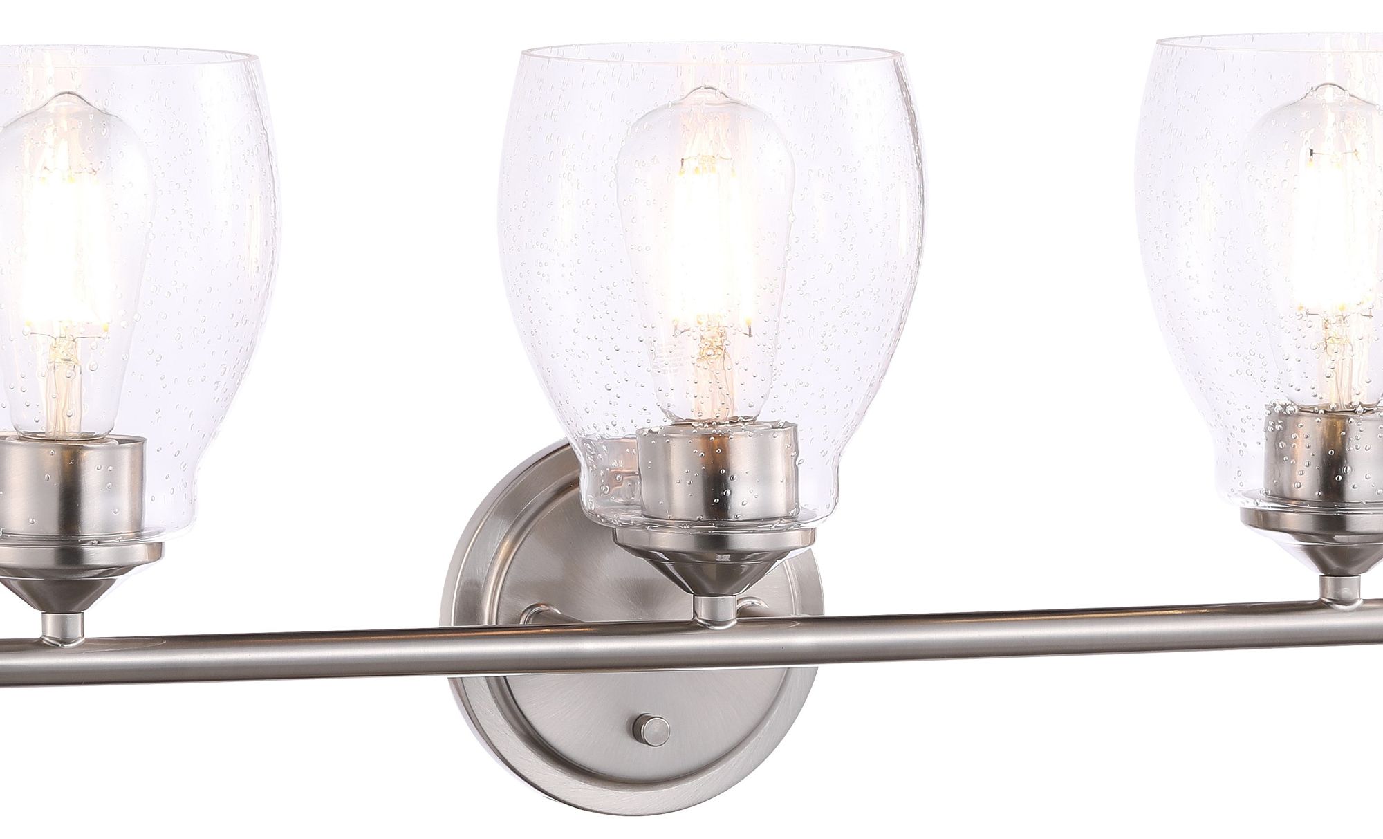 Image 4 Minka-Lavery Winsley 3-Light Brushed Nickel Bath Light more views