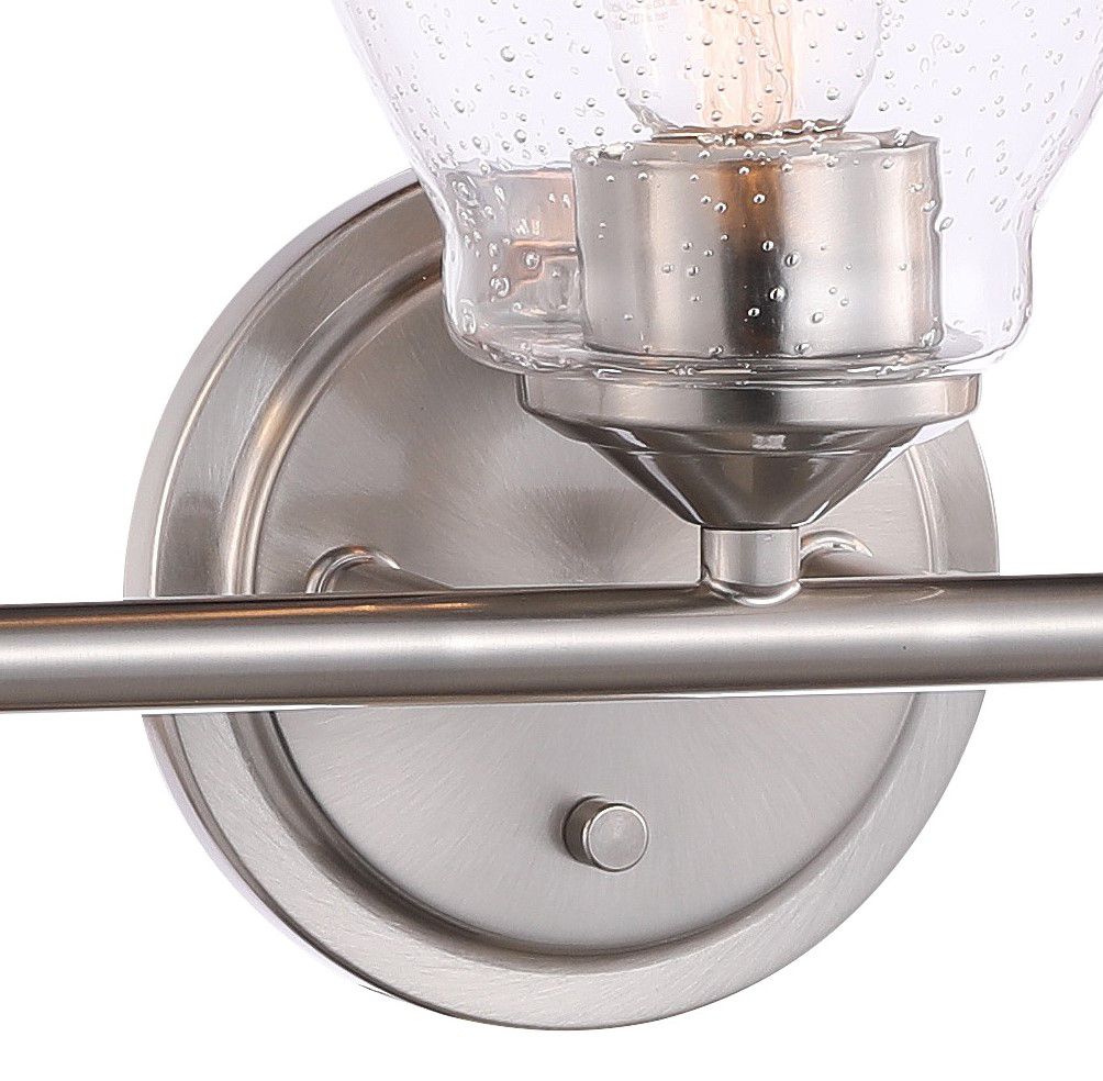 Image 5 Minka-Lavery Winsley 3-Light Brushed Nickel Bath Light more views