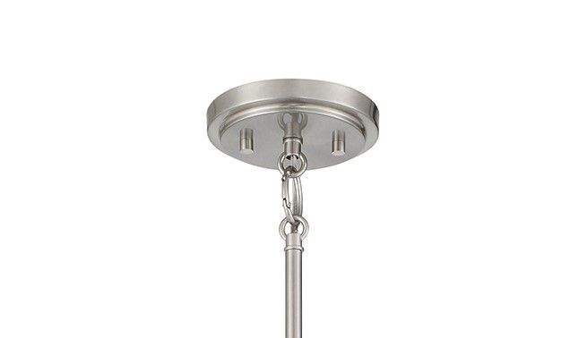 Image 4 Minka-Lavery Winsley 3-Light Brushed Nickel Chandelier more views