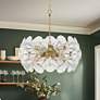 Minka Lavery Winter 10-Light 30-in Soft Brass Chandelier with Glass Shades