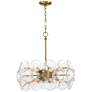 2_Minka Lavery Winter 8-Light 22-in Soft Brass Chandelier with Glass Shades
