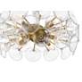 3_Minka Lavery Winter 8-Light 22-in Soft Brass Chandelier with Glass Shades more views