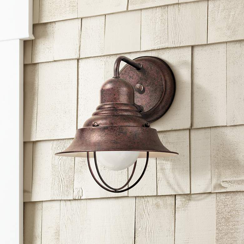 Image 2 Minka Lavery Wyndmere 10 1/4" Bronze Wall Lantern Outdoor Light