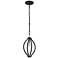 Minka Lavery Wyndmere 8"W Sand Black and Gold Mini Pendant