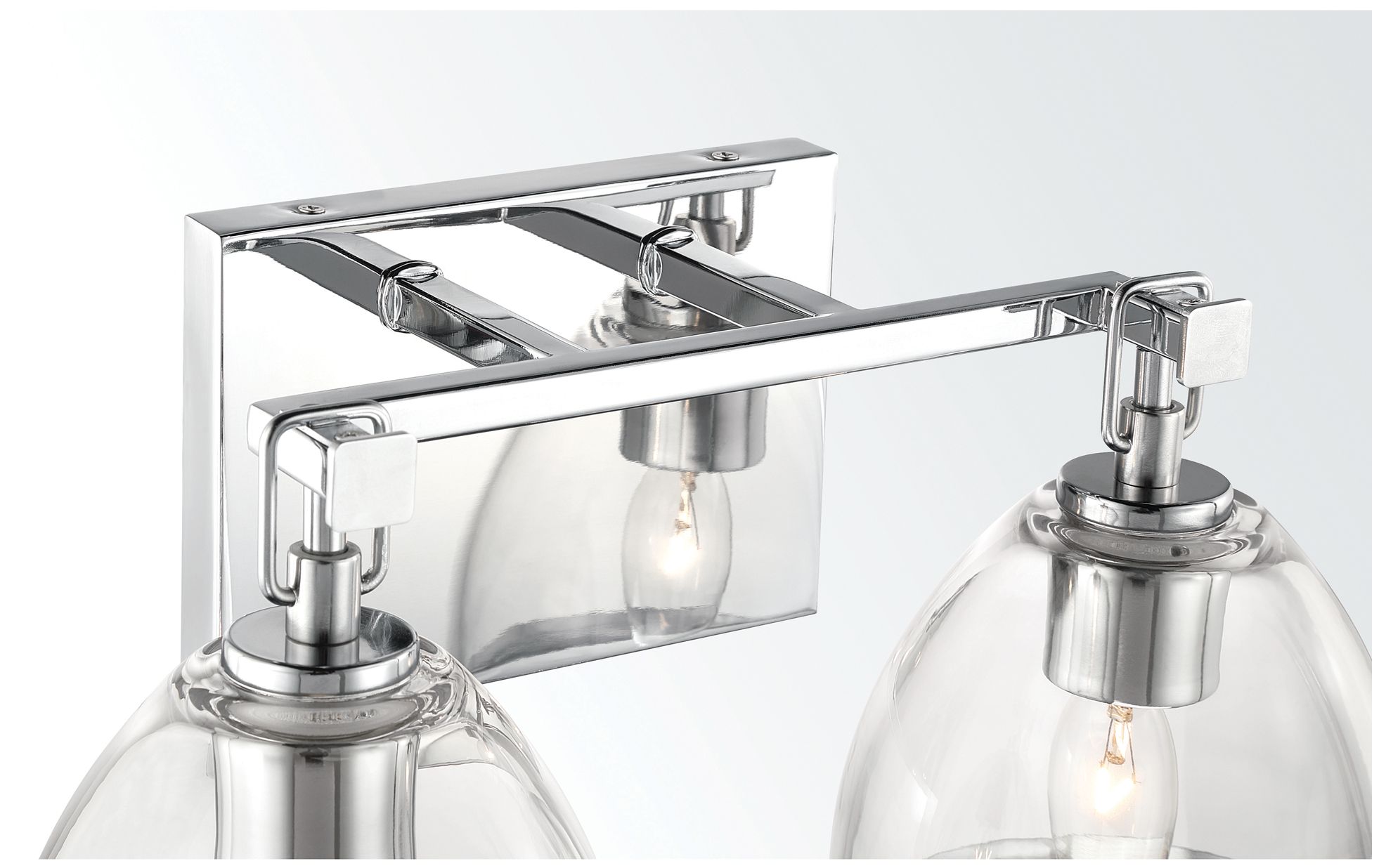Image 7 Minka-Lavery Wynnfrost 2-Light 15-in Vanity - Chrome with Clear Glass more views