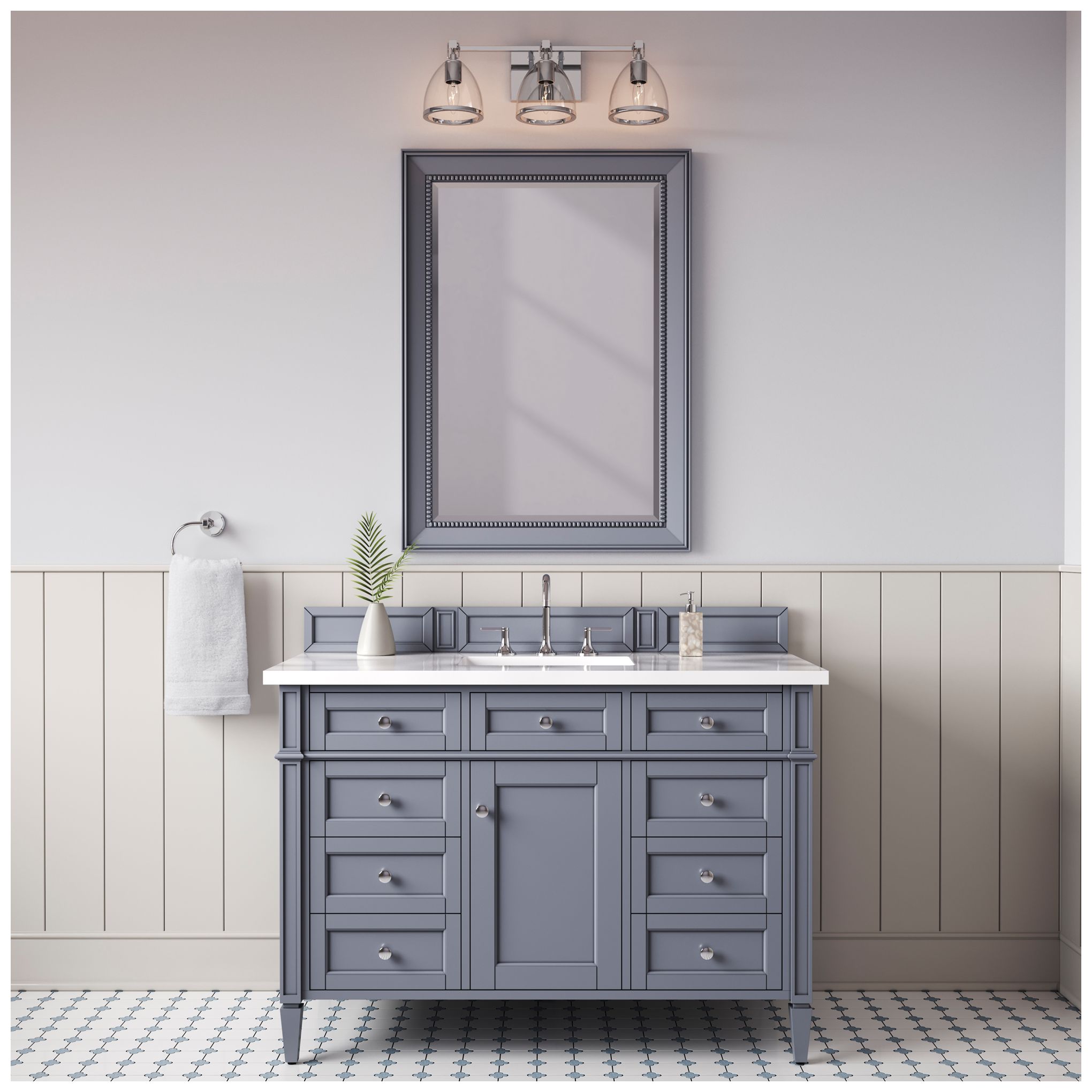 Image 4 Minka-Lavery Wynnfrost 3-Light 24-in Vanity - Chrome with Clear Glass more views