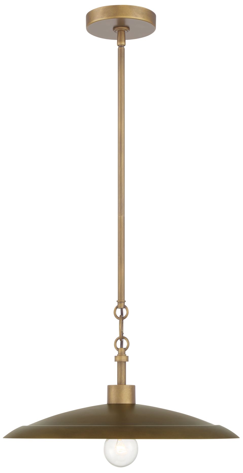 Minka Lavery York Natural Brass Pendant Light