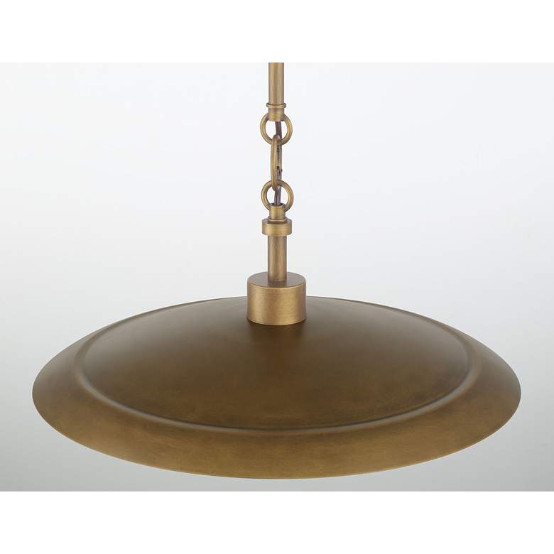 Image 3 Minka-Lavery York 1-Light 16-in Natural Brass Indoor Pendant more views
