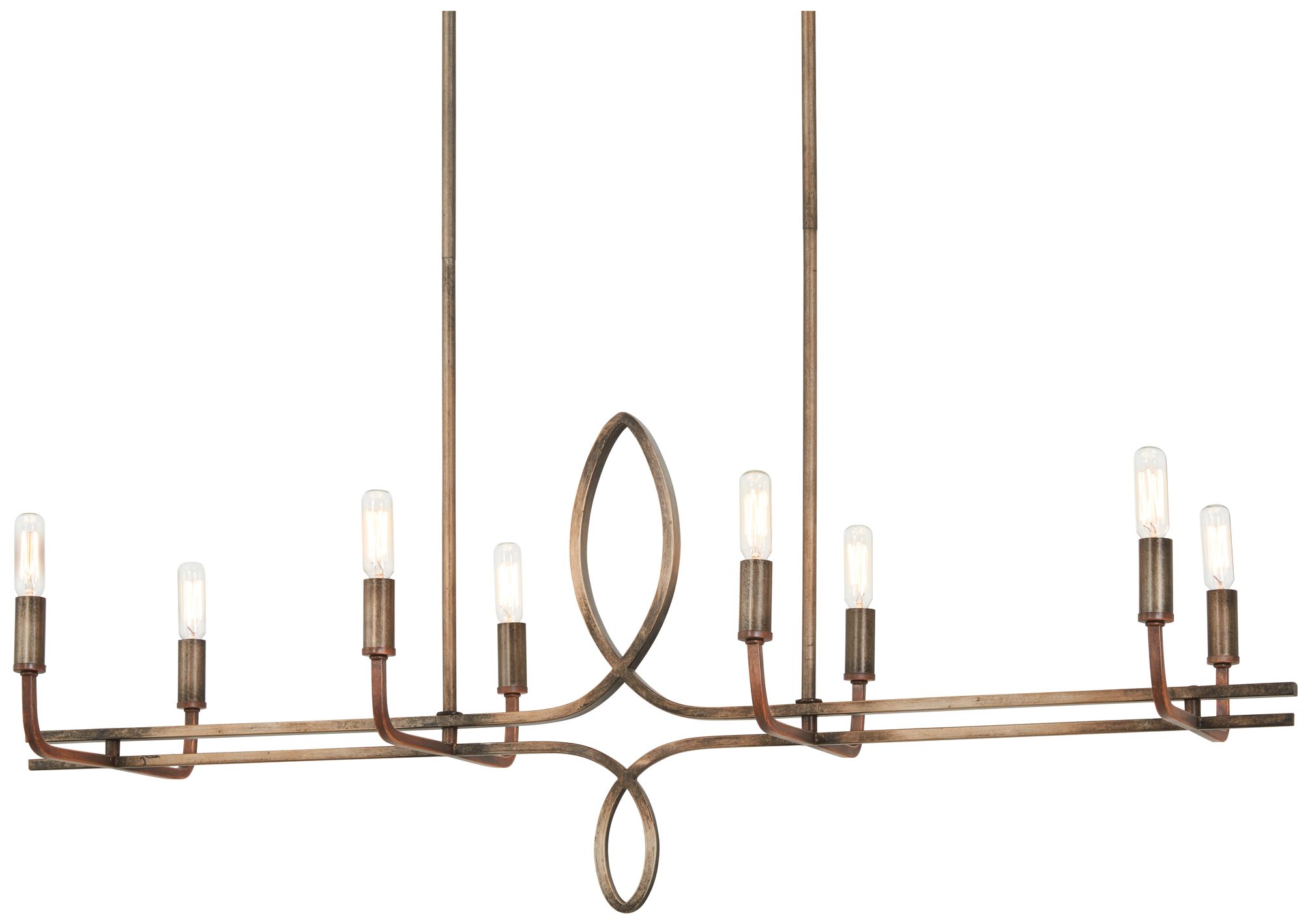 Minka-Lavery Yorkville 8-Light Aged Darkwood Island Chandelier