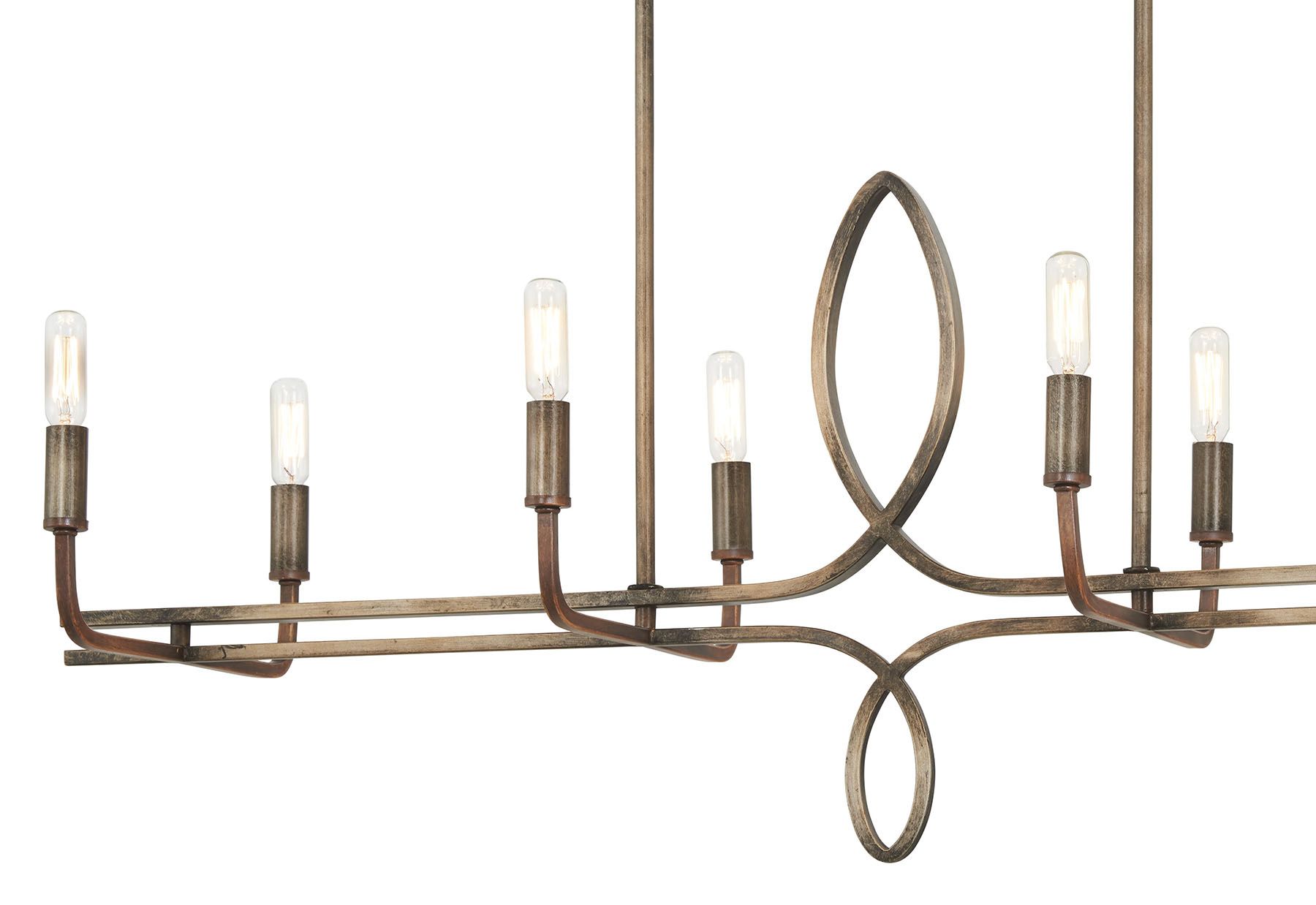 Image 2 Minka-Lavery Yorkville 8-Light Aged Darkwood Island Chandelier more views