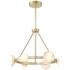 Minka Lavery Zill 1-Light LED 27.69-in Gold Chandelier