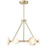 2_Minka Lavery Zill 1-Light LED 27.69-in Gold Chandelier more views