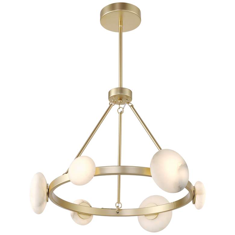 Image 3 Minka Lavery Zill 1-Light LED 27.69-in Gold Chandelier more views