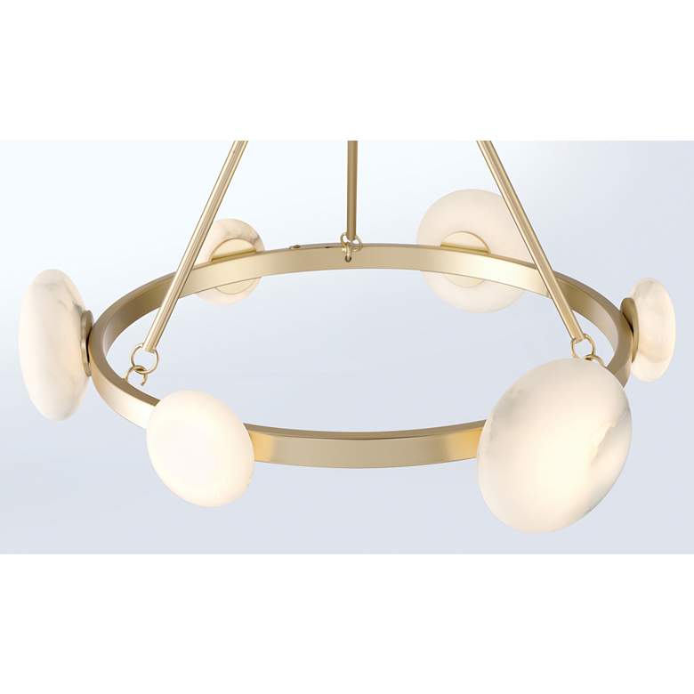 Image 4 Minka Lavery Zill 1-Light LED 27.69-in Gold Chandelier more views