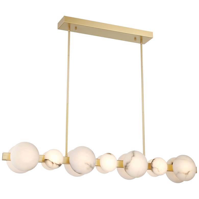 Image 1 Minka Lavery Zill 1-Light LED 48.03-in Gold Chandelier