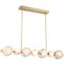 1_Minka Lavery Zill 1-Light LED 48.03-in Gold Chandelier