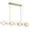 Minka Lavery Zill 1-Light LED 48.03-in Gold Chandelier