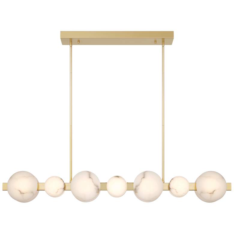 Image 2 Minka Lavery Zill 1-Light LED 48.03-in Gold Chandelier more views