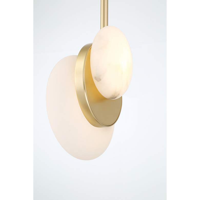 Image 4 Minka Lavery Zill 1-Light LED 6.3-in Gold Mini-Pendant more views