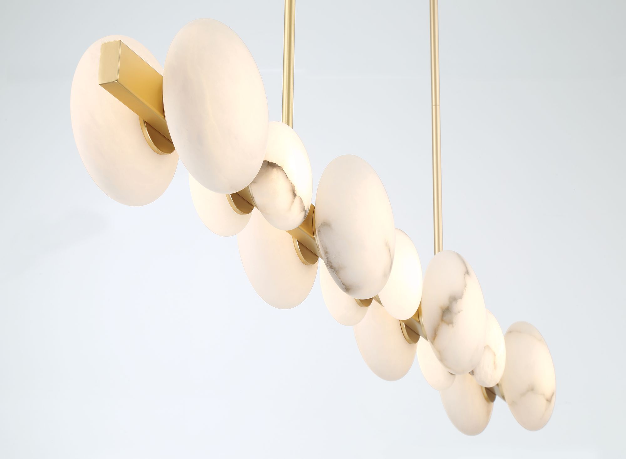 Image 5 Minka Lavery Zill LED 48-in Gold Linear Chandelier more views