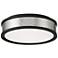 Minka Lighting 12" Wide Hammered Drum Flush Mount Ceiling Light