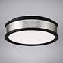 1_Minka Lighting 12" Wide Hammered Drum Flush Mount Ceiling Light