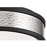 4_Minka Lighting 12" Wide Hammered Drum Flush Mount Ceiling Light more views