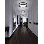 5_Minka Lighting 12" Wide Hammered Drum Flush Mount Ceiling Light more views