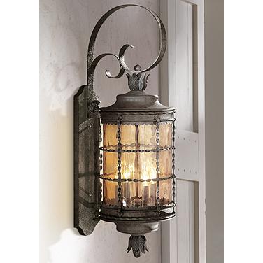 Minka Mallorca Collection Iron 34 1/4" High Outdoor Light