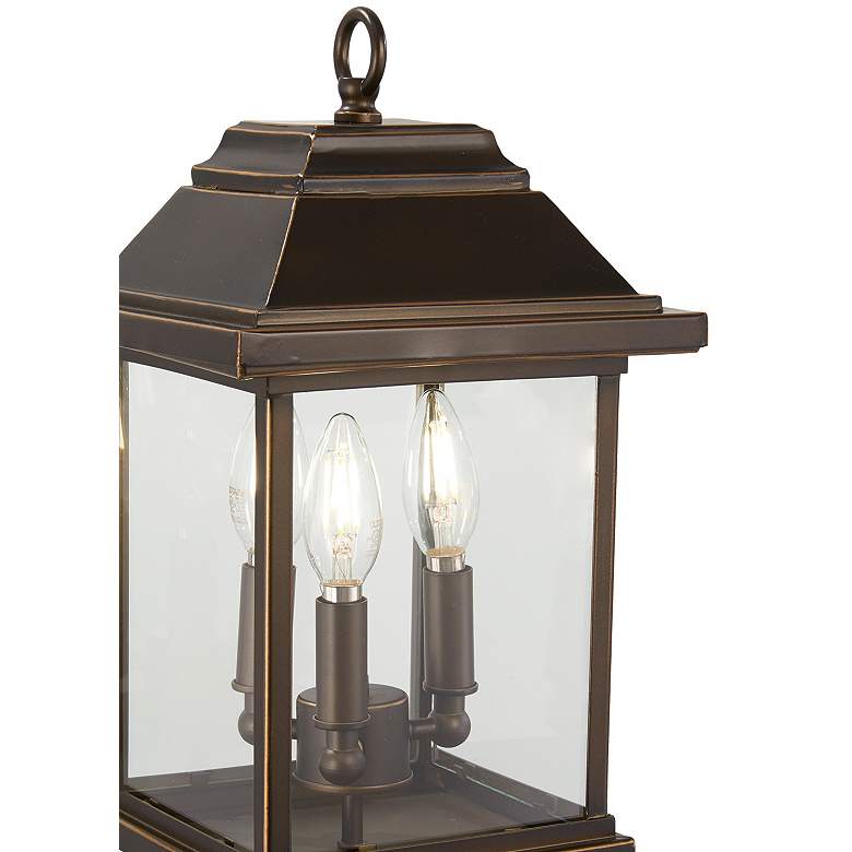 Image 3 Minka Mariner's Pointe 17 1/4" High Bronze Outdoor Post Light more views