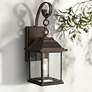 1_Minka Mariner's Pointe 18" Oiled Bronze Outdoor Lantern Wall Light