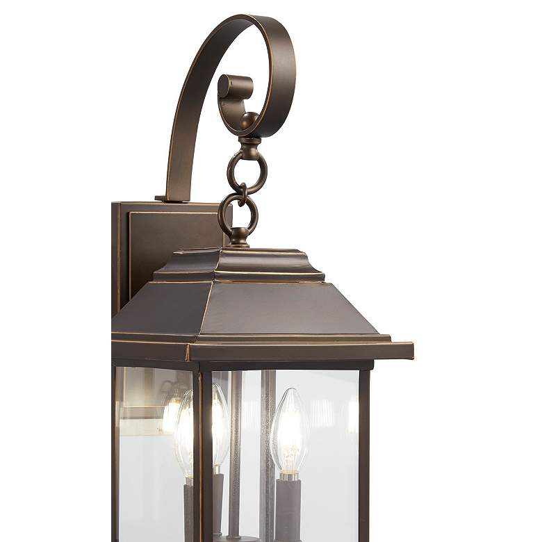 Image 2 Minka Mariner's Pointe 21 1/2" Bronze Outdoor Lantern Wall Light more views