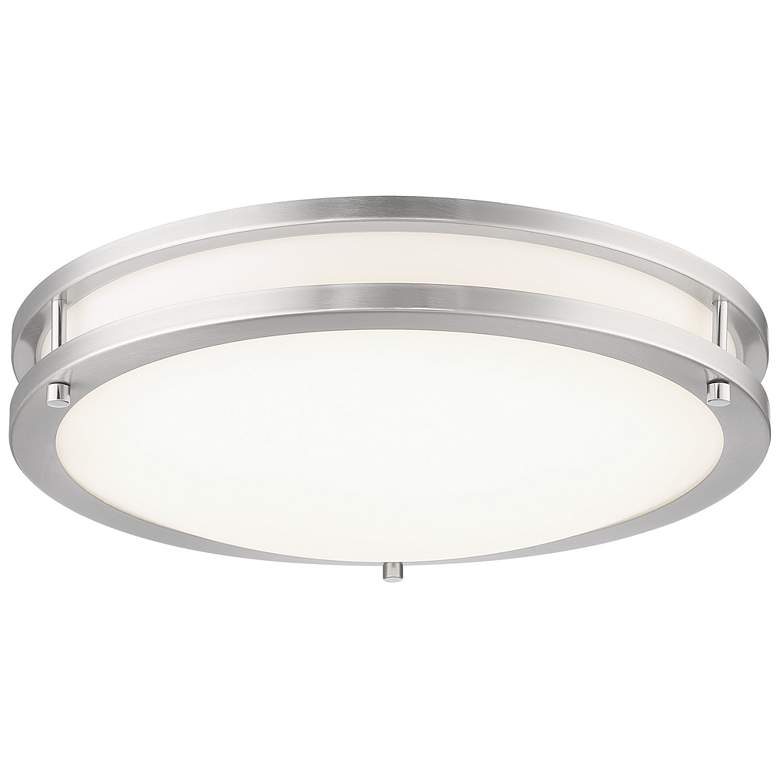 Image 1 Minka Maxcy 13 3/4" Wide Brushed Nickel Finish LED Ceiling Light