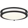 1_Minka Maxcy 13 3/4" Wide Coal LED Ceiling Light