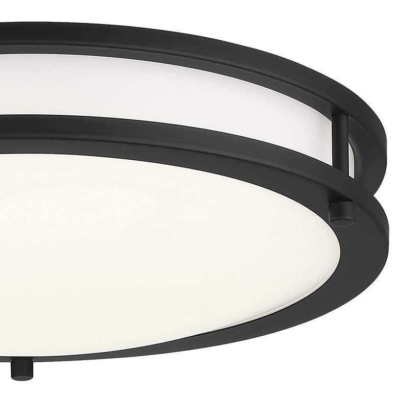 Image 2 Minka Maxcy 13 3/4" Wide Coal LED Ceiling Light more views