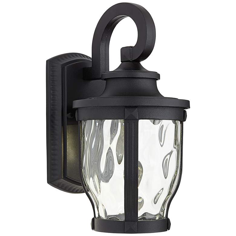Image 3 Minka Merrimack 12 1/4" High Traditional Black LED Outdoor Wall Light