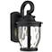 Minka Merrimack 12 1/4" High Traditional Black LED Outdoor Wall Light