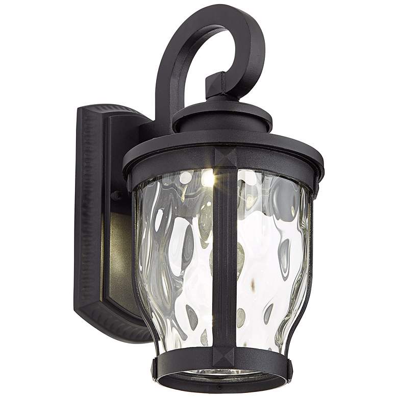 Image 6 Minka Merrimack 12 1/4" High Traditional Black LED Outdoor Wall Light more views