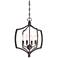 Minka Middletown 16" Wide Downton Bronze 4-Light Chandelier