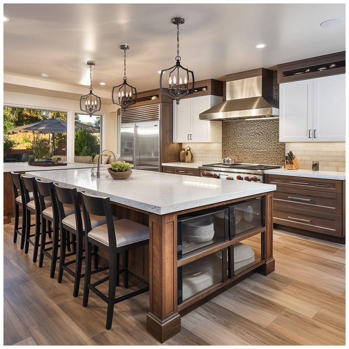 Image 3 Minka Middletown 16" Wide Downton Bronze 4-Light Chandelier more views